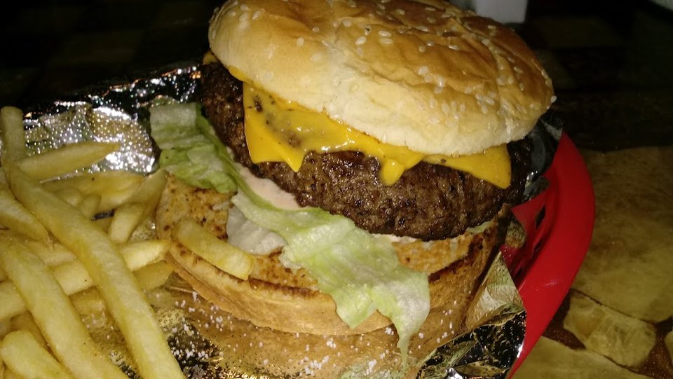 Half-Pound Cheeseburger Special