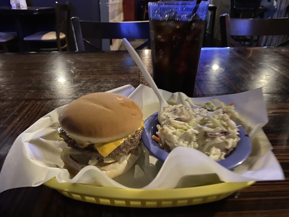 Cheeseburger and Coleslaw